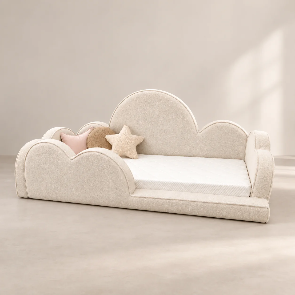 Kinderbett Nuvi Wolkenbett Bettseite Links
